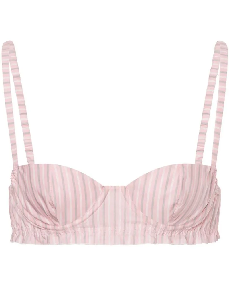 Philosophy Di Lorenzo Serafini Gestreifter BH - Rosa Rosa
