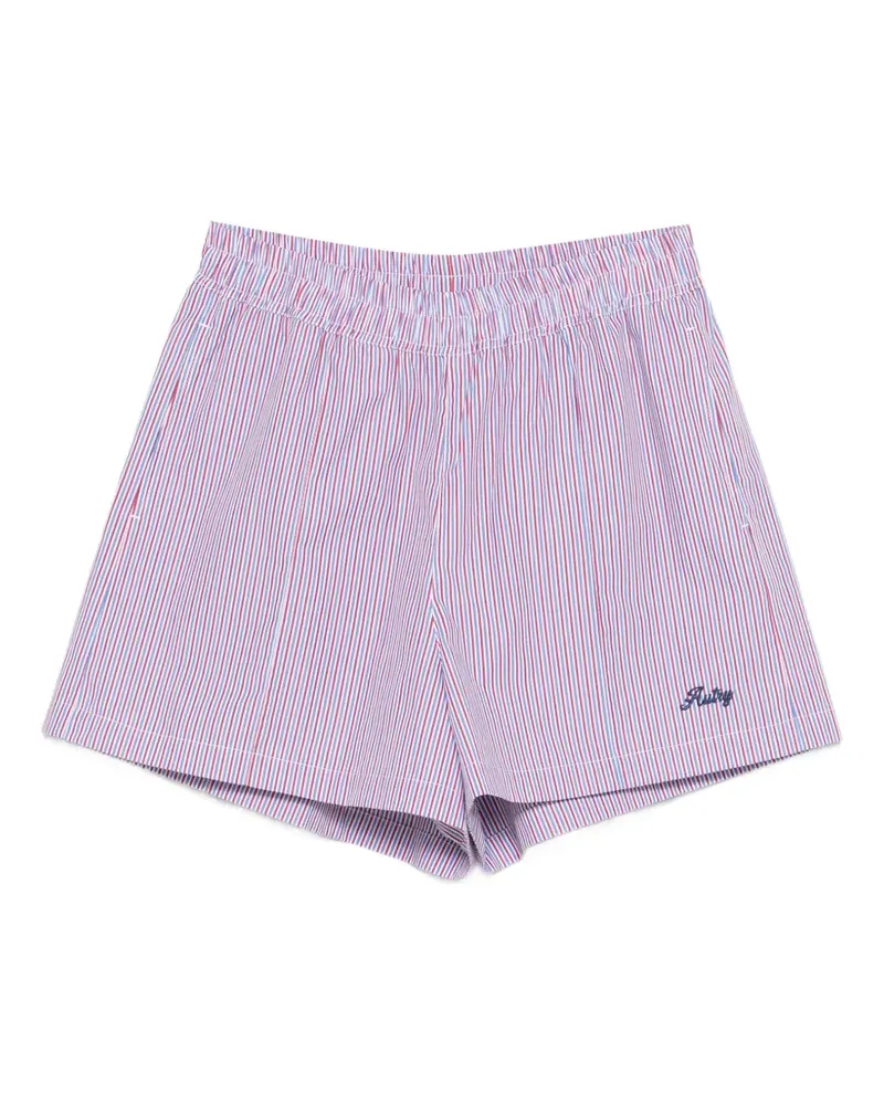 AUTRY striped embroidered shorts - Rot Rot