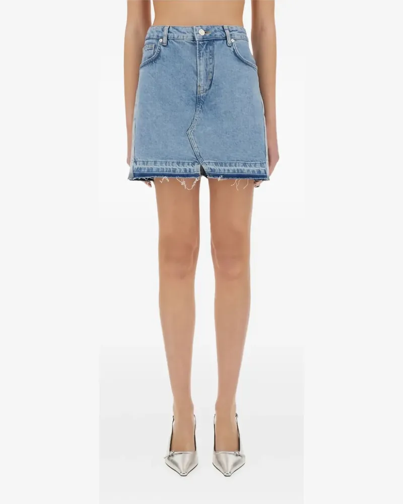 Moschino frayed shorts - Blau Blau