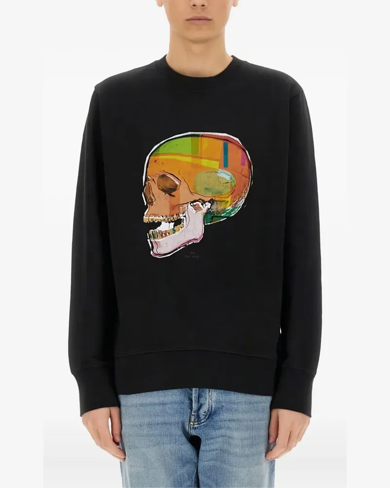 Paul Smith Sweatshirt mit Totenkopf-Print - NERO Nero