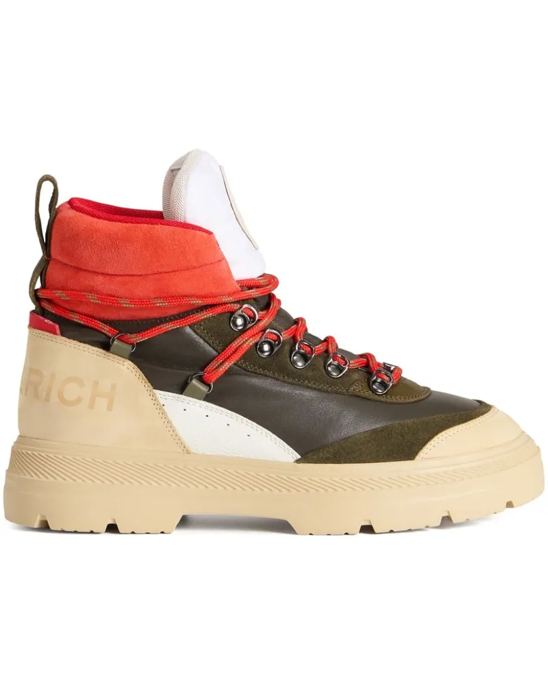 Woolrich Military-Stiefel mit Logo-Patch - Grün Grün
