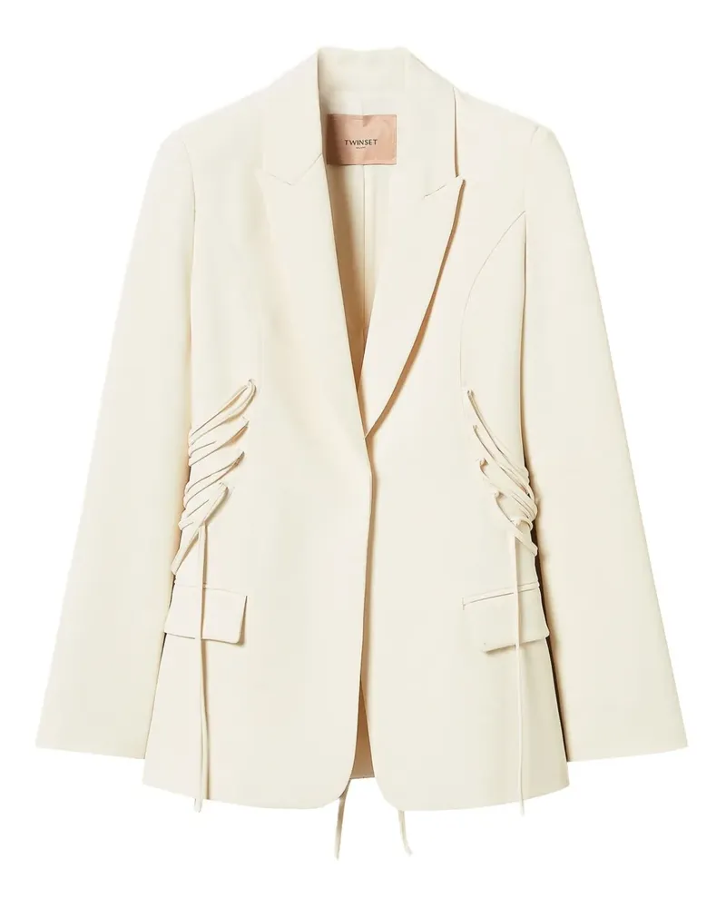 Twin-Set Blazer mit Schnürung - Nude Nude