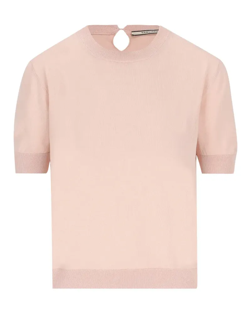 Tagliatore short-sleeve silk top - Rosa Rosa
