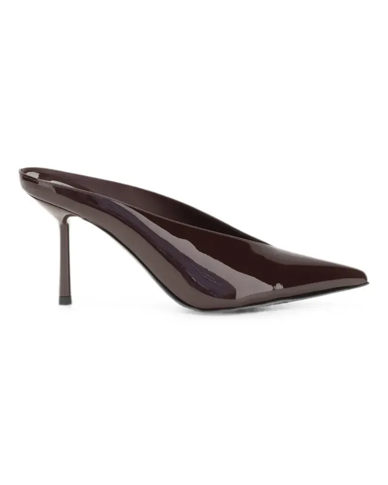Le Silla Clivage Mules mit spitzer Kappe - Braun Braun