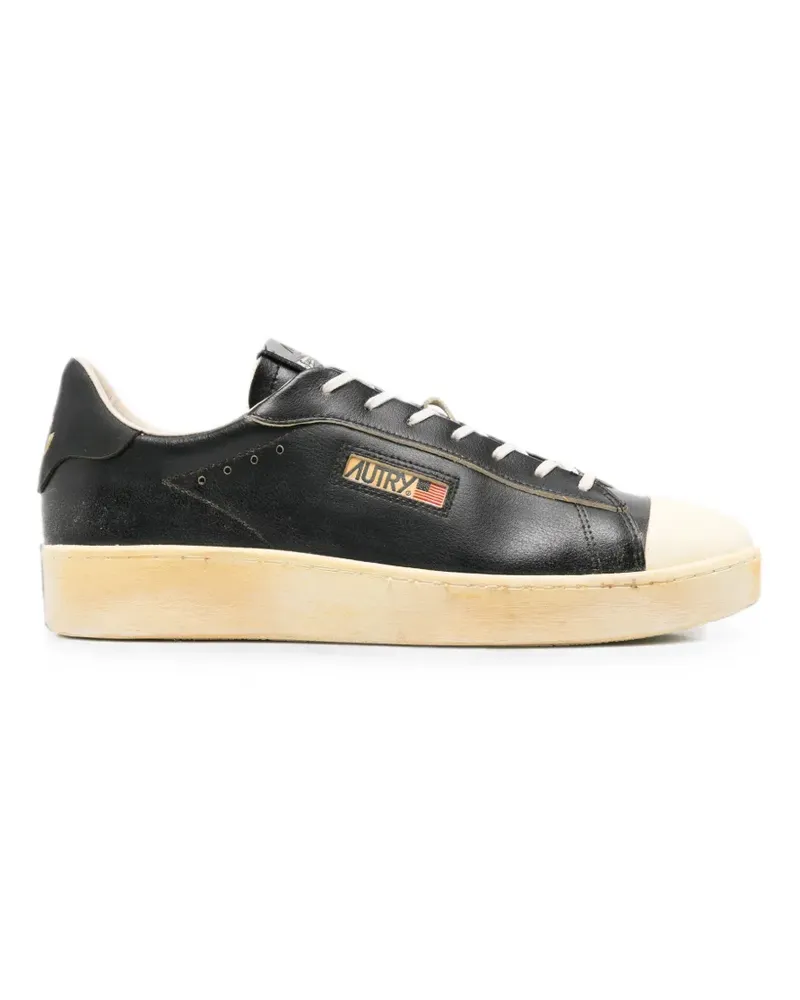 AUTRY Dallas Vintage leather sneakers - Schwarz Schwarz