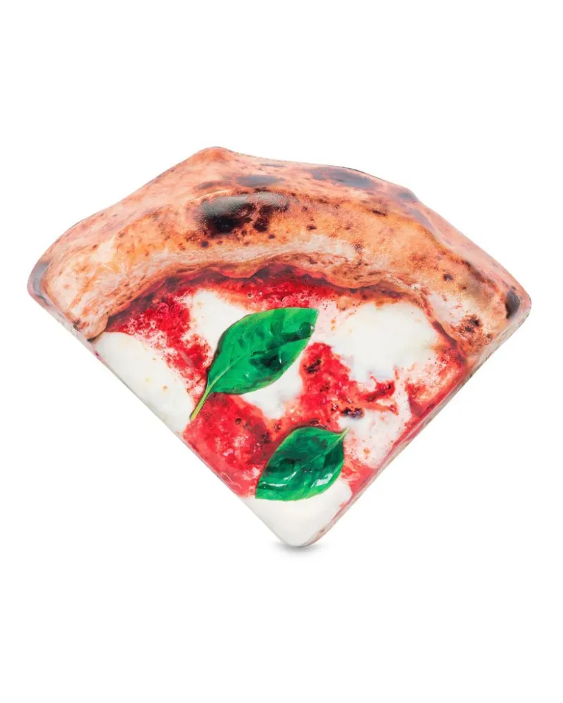 Moschino Mini-Tasche im Pizzadesign - Braun Braun
