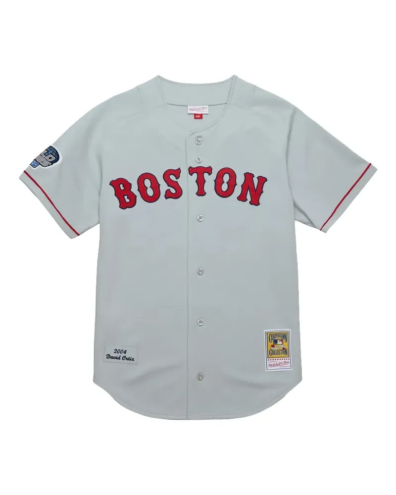 Mitchell & Ness x MLB David Ortiz 2004 Boston Red Sox shirt - Grau Grau