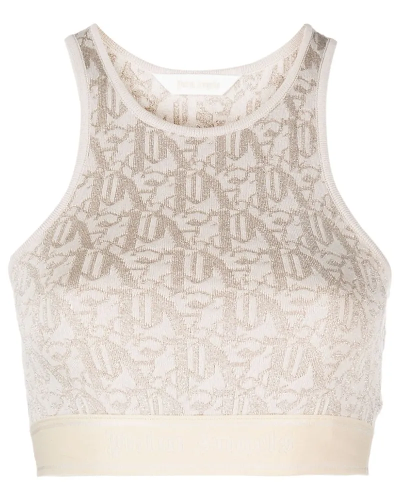 Palm Angels Top mit Jacquardmuster - Nude Nude