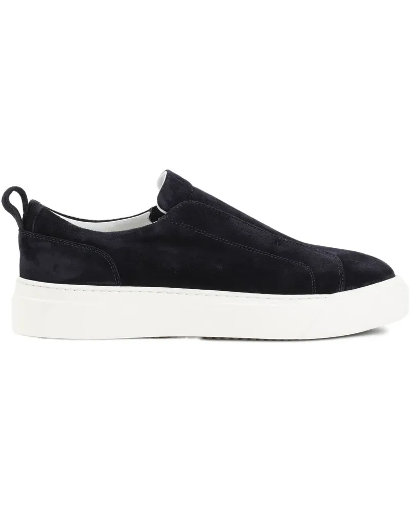 Kiton Sneakers aus Wildleder - Blau Blau