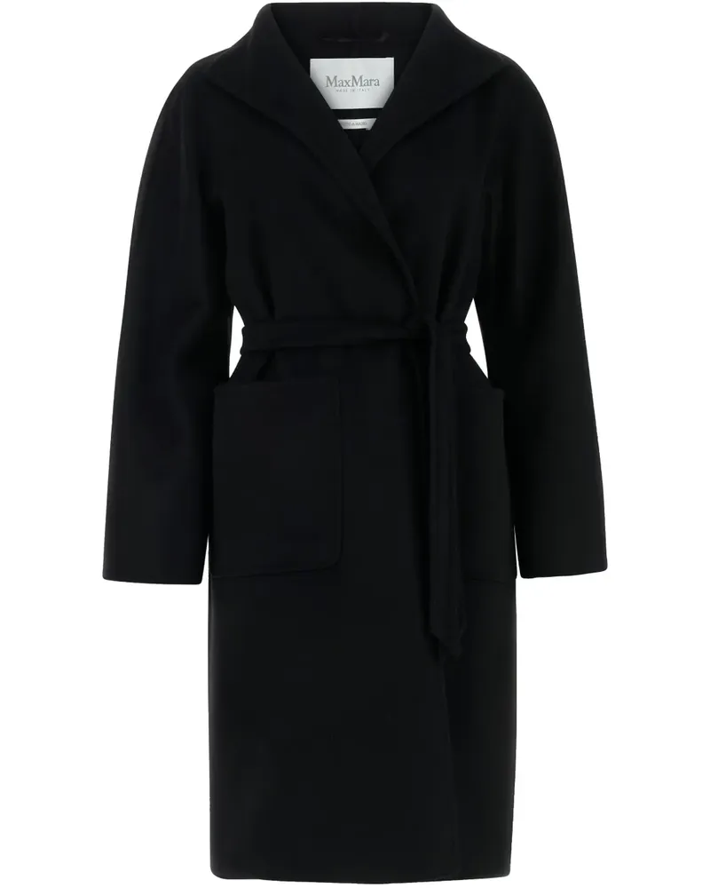 Max Mara Lilia' Mantel - Schwarz Schwarz