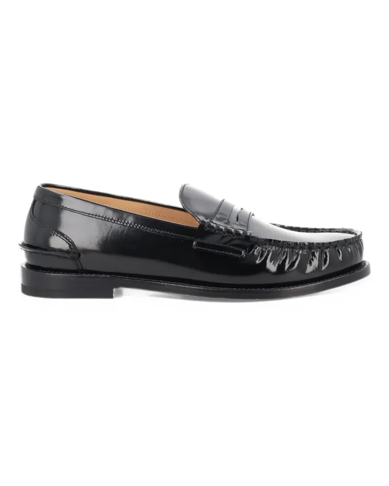 Premiata polished leather loafers - Schwarz Schwarz