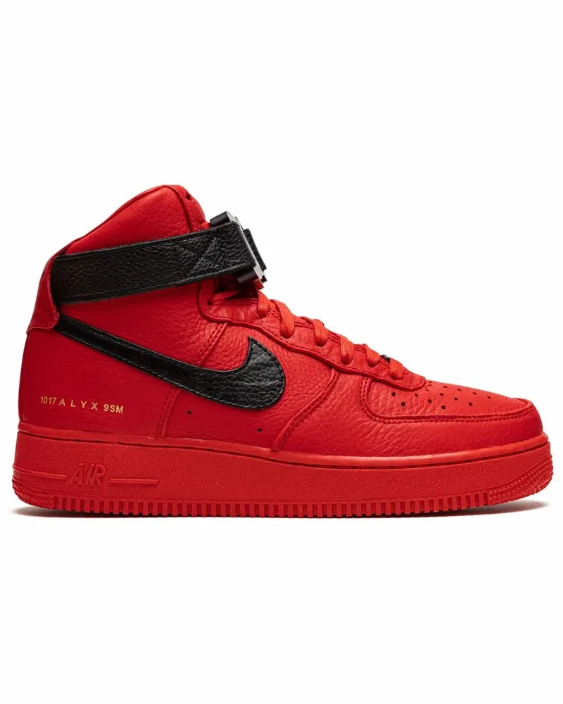 Nike x Alyx Air Force 1 High 1017 ALYX 9SM Red Black Sneakers - Rot Rot