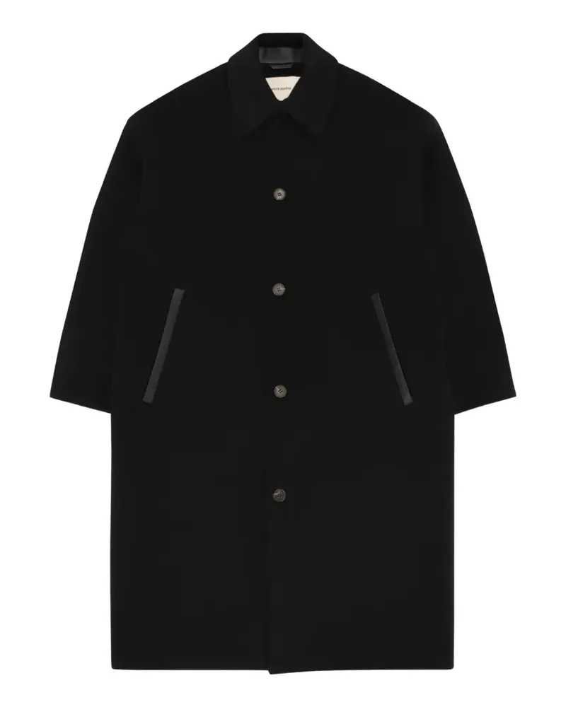 Entire Studios single-breasted wool coat - Schwarz Schwarz