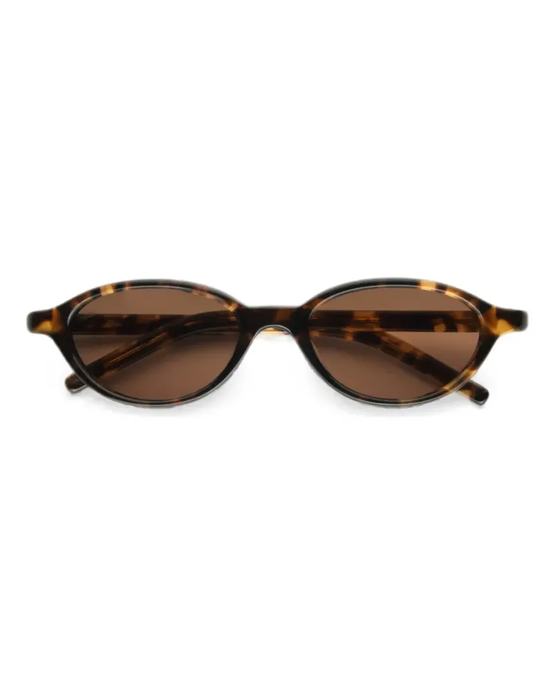 AKILA Alien Sonnenbrille mit ovalem Gestell - Braun Braun