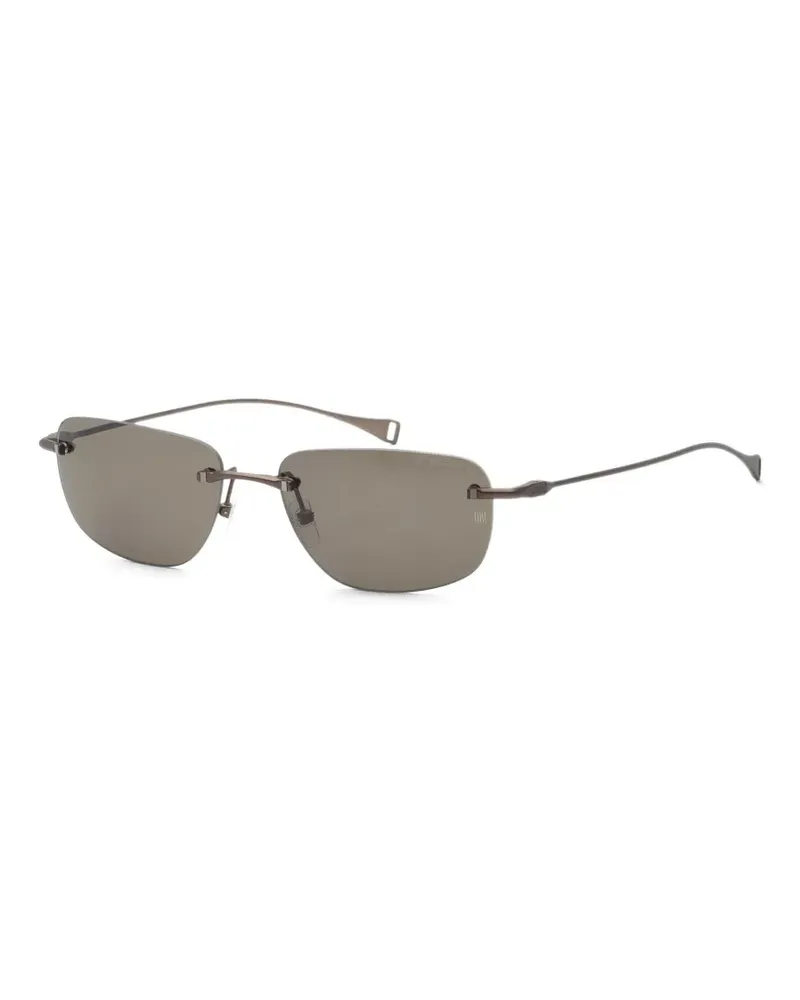 DITA Lancier Sonnenbrille mit eckigem Gestell - Silber Silber