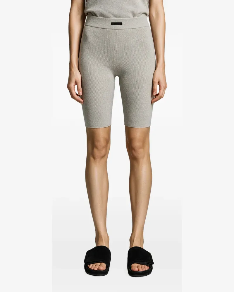 Fear of God Biker ribbed shorts - Nude Nude