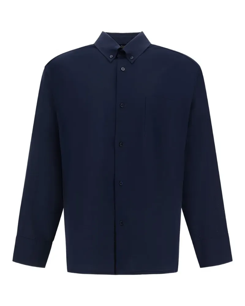 Herno Klassisches Hemd - Blau Blau