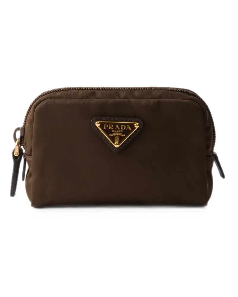 Prada micro Re-Nylon pouch - Braun Braun