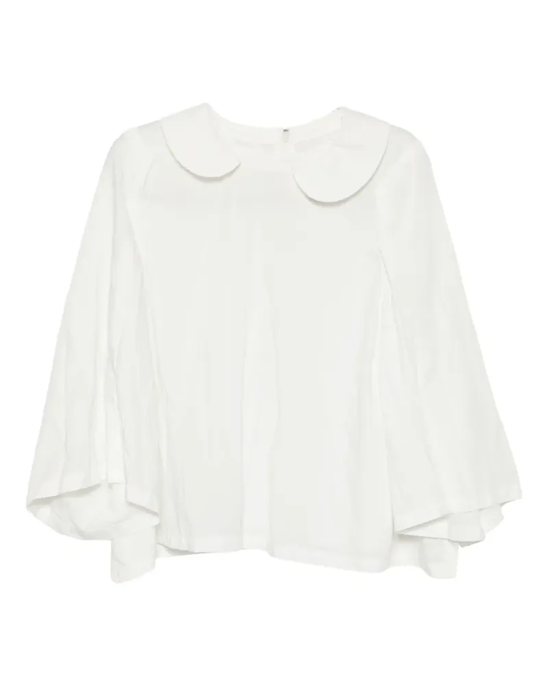 Comme des Garçons Bluse aus Popeline - Weiß Weiß