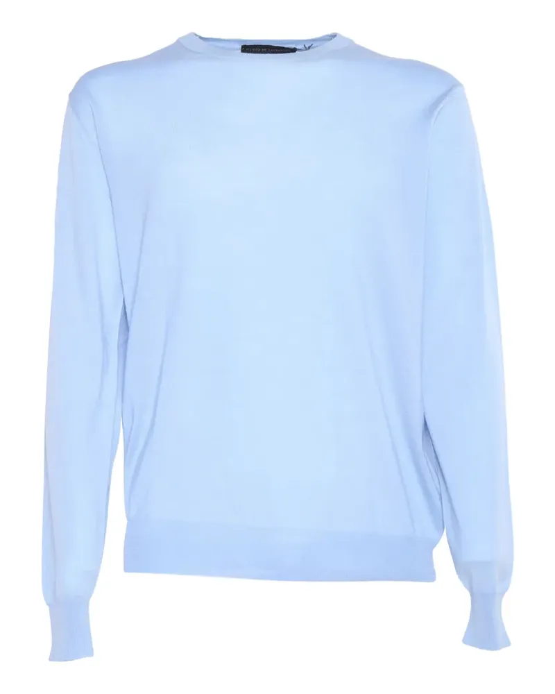 Filippo de Laurentiis Pullover mit Rundhalsausschnitt - Blau Blau