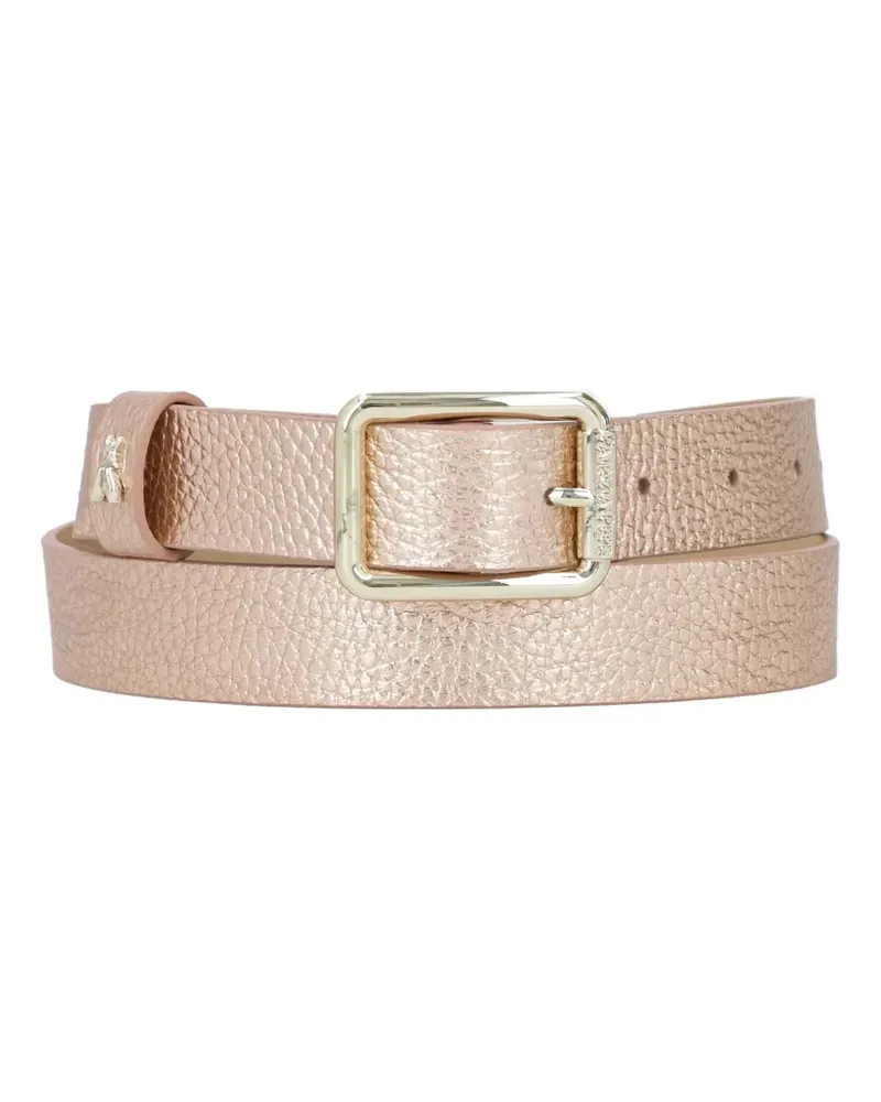 Patrizia Pepe Gürtel im Metallic-Look - Rosa Rosa