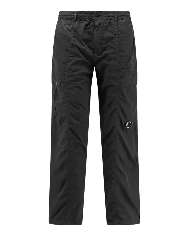 C.P. Company lens-detail cargo pants - Schwarz Schwarz