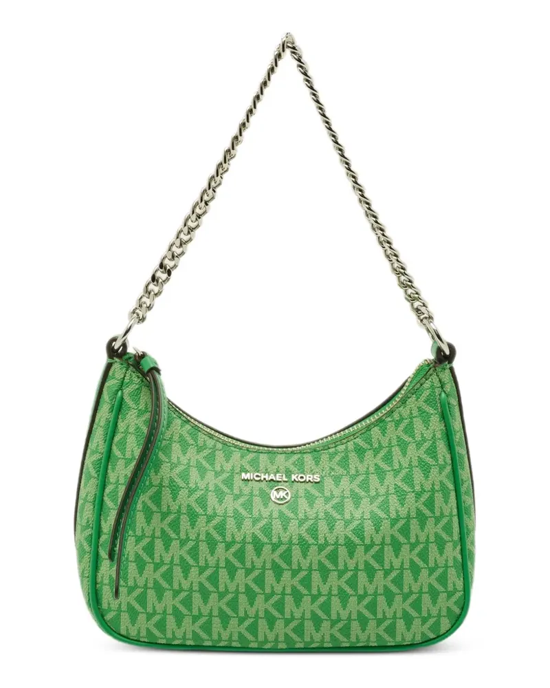 Michael Kors Jet Set Satchel-Tasche mit Signature-Print - Grün Grün