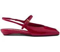 Slingback-Ballerinas - Rot