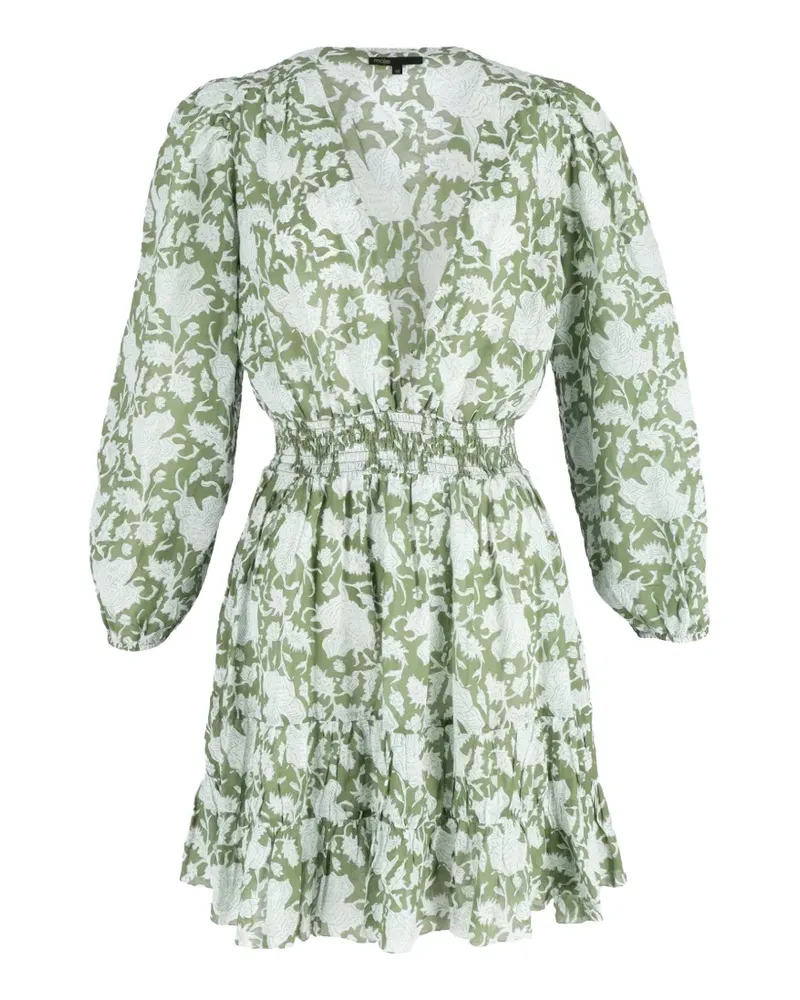 Maje floral-pattern mini dress - Grün Grün
