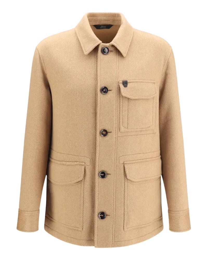 Brioni Workwear Jacke aus Kaschmir - Nude Nude