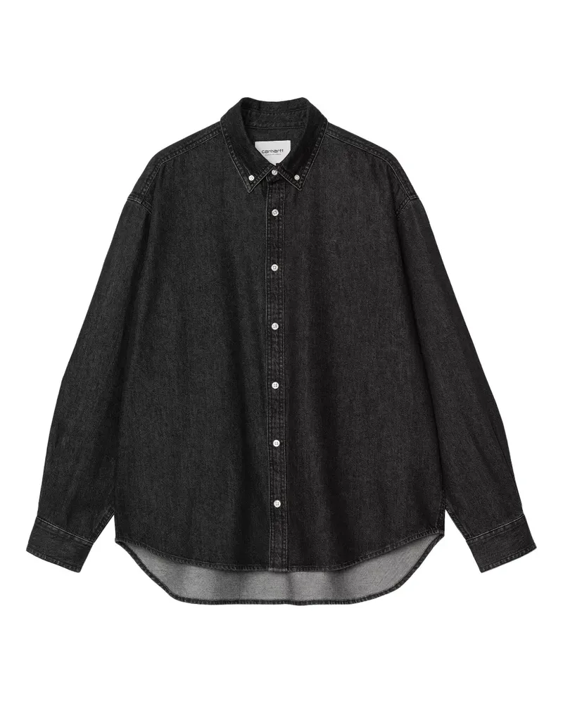 Carhartt WIP Klassisches Jeanshemd - Schwarz Schwarz