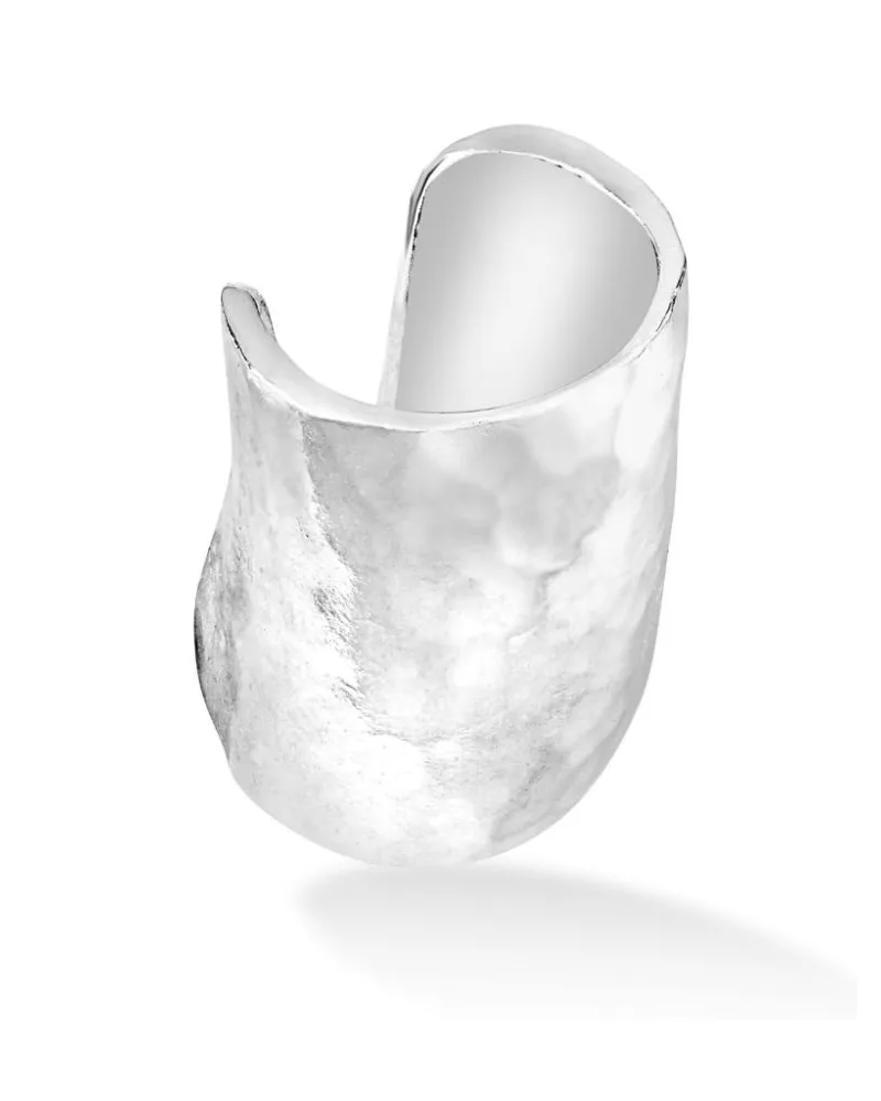 Dower & Hall Langer Nomad Ear Cuff - Silber Silber