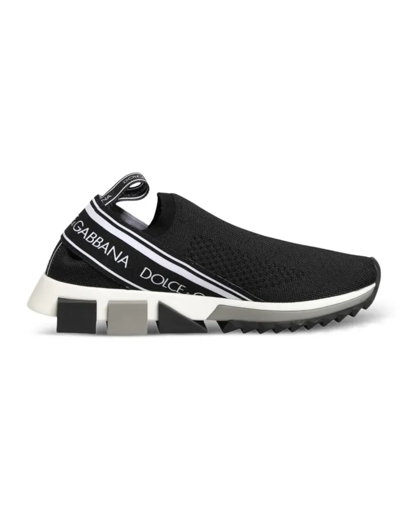 Dolce & Gabbana Sorrento Slip-On-Sneakers - Schwarz Schwarz