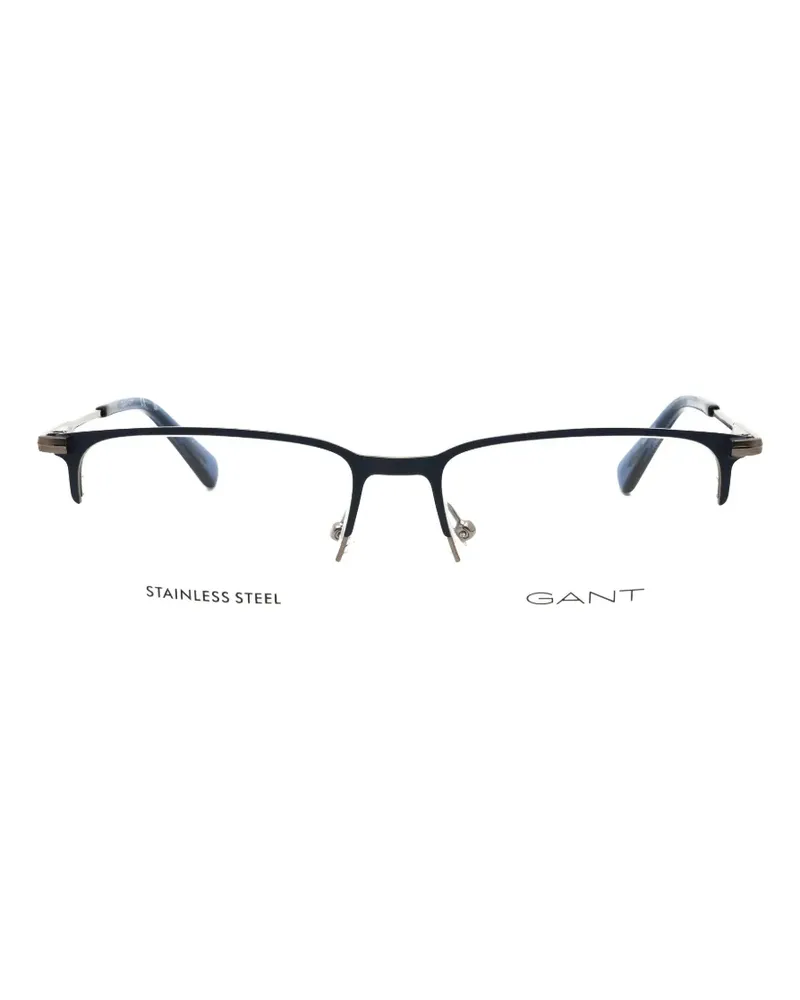 Gant rectangle-frame glasses - Grau Grau