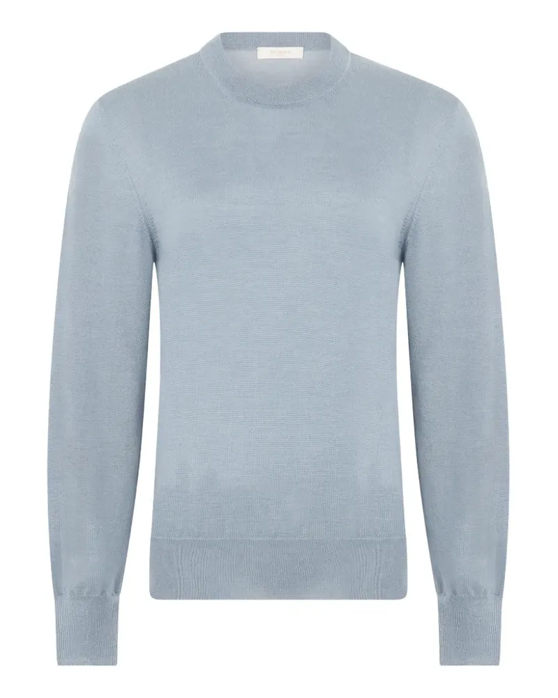 Slowear Fein gestrickter Pullover - Blau Blau