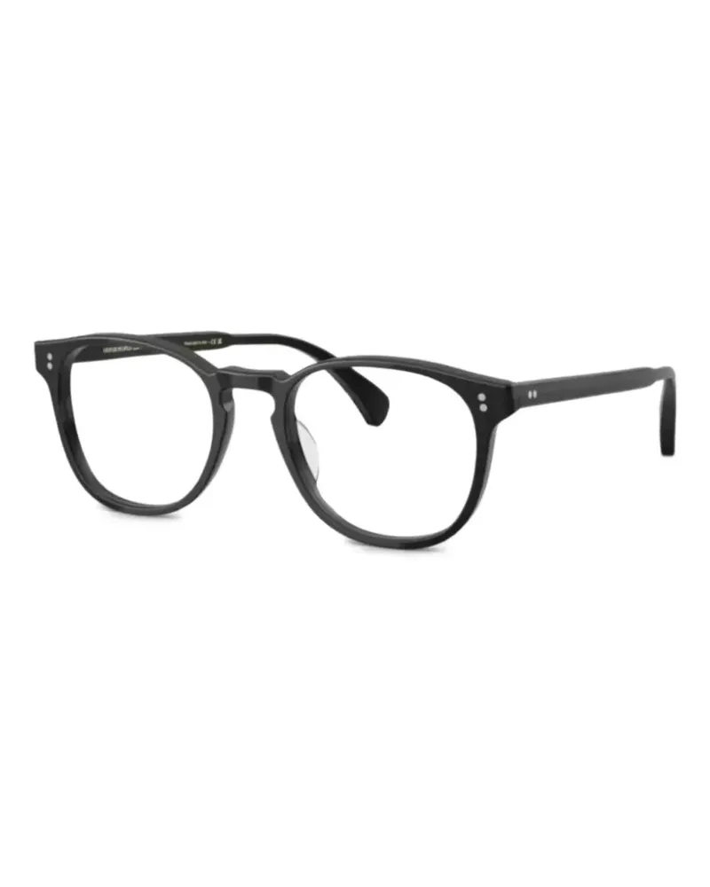 Oliver Peoples round-frame glasses - Schwarz Schwarz