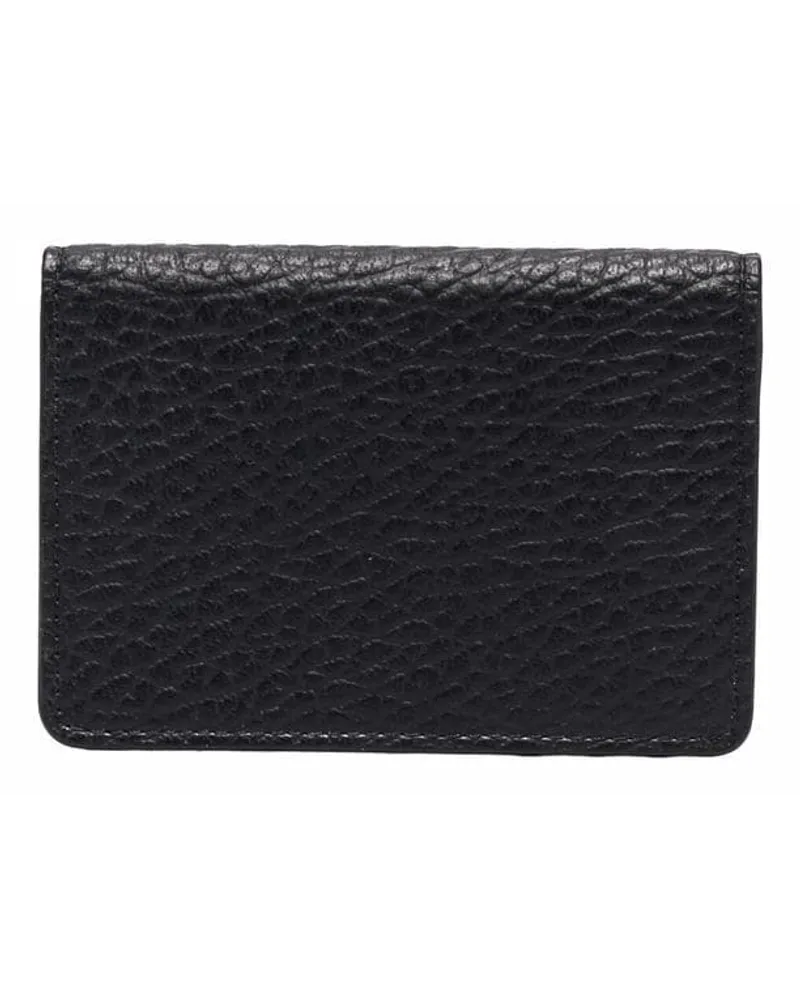 Maison Margiela Kartenetui mit Ziernähten - Schwarz Schwarz