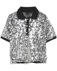 Pinko Pupazzo Poloshirt Silber