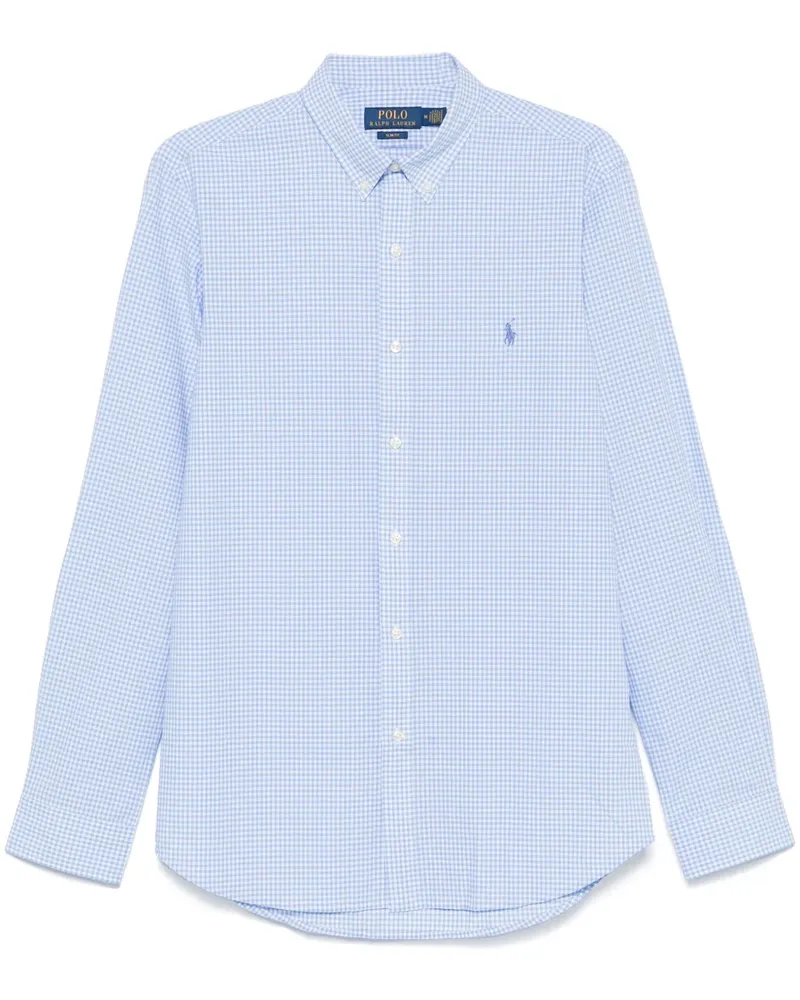 Ralph Lauren Hemd mit Vichy-Karo - Blau Blau
