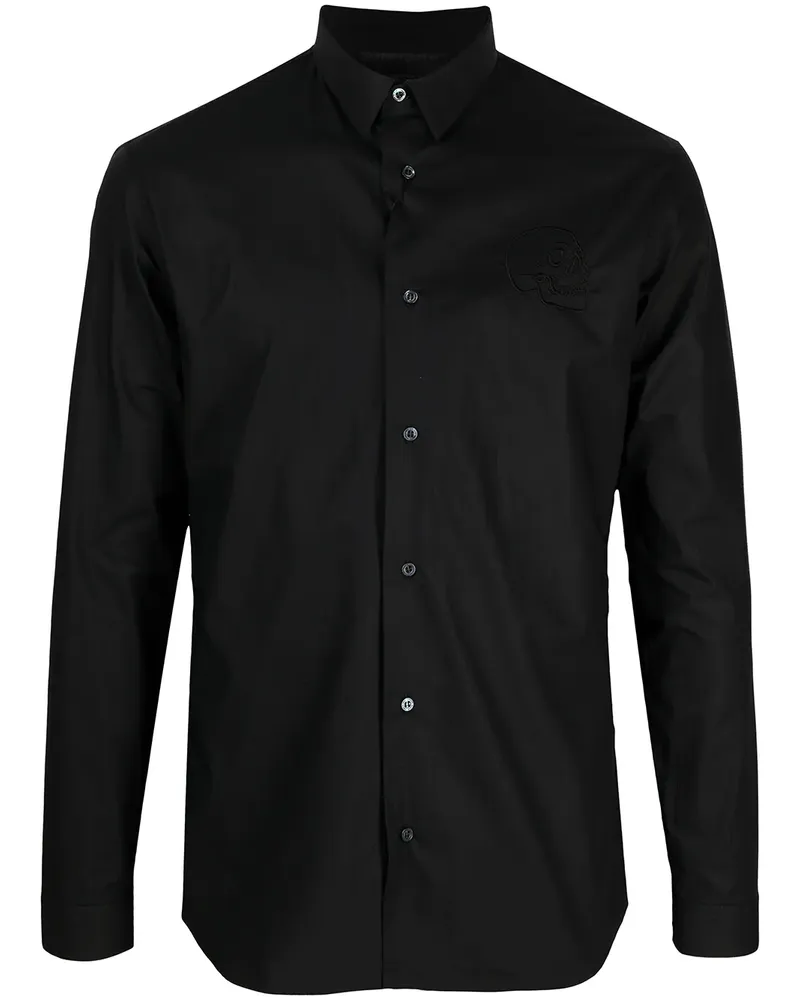Philipp Plein Klassisches Hemd - Schwarz Schwarz