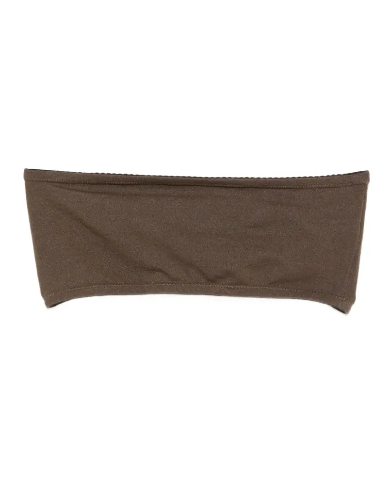 Maison Margiela square-neck top - Braun Braun