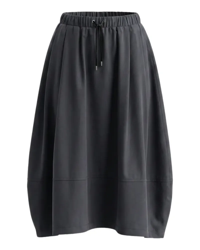 Gran Sasso drawstring-waist pleated midi skirt - Blau Blau