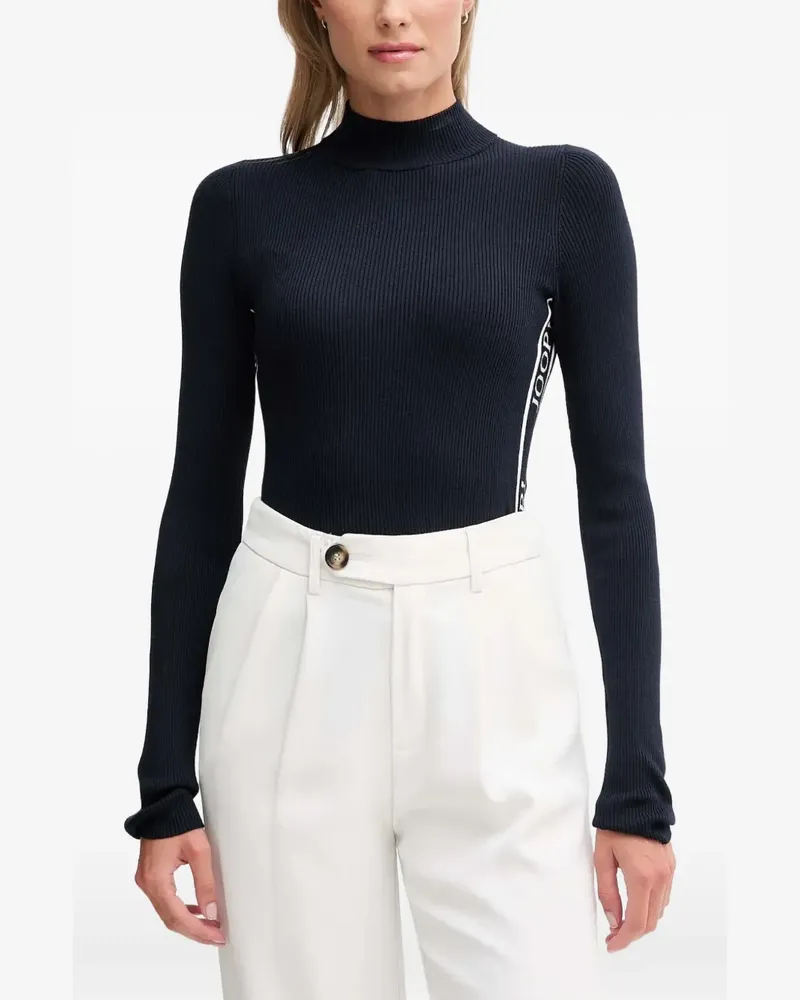 JOOP! Koni high-neck ribbed knitwear - Blau Blau