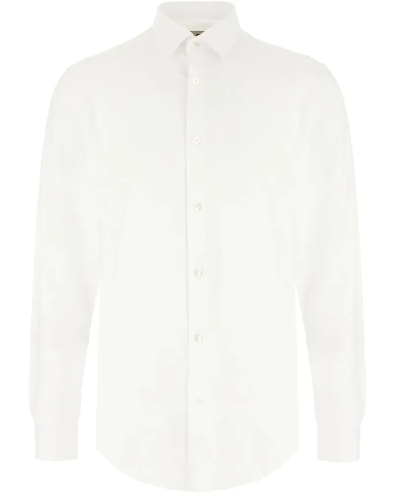 Corneliani Klassisches Hemd - Weiß Weiß