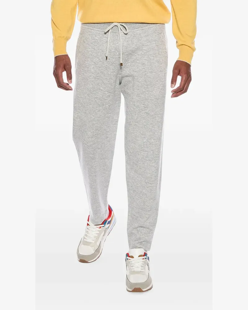 Brunello Cucinelli drawstring-waistband track pants - Grau Grau