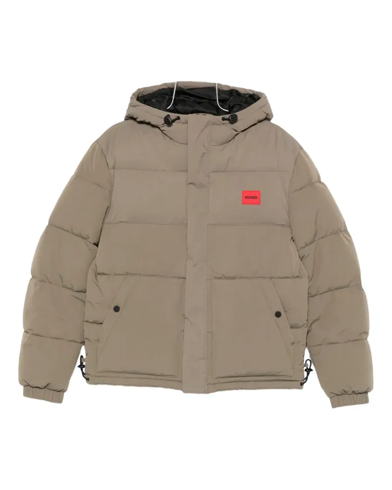 HUGO BOSS Gefütterte Kapuzenjacke - Nude Nude