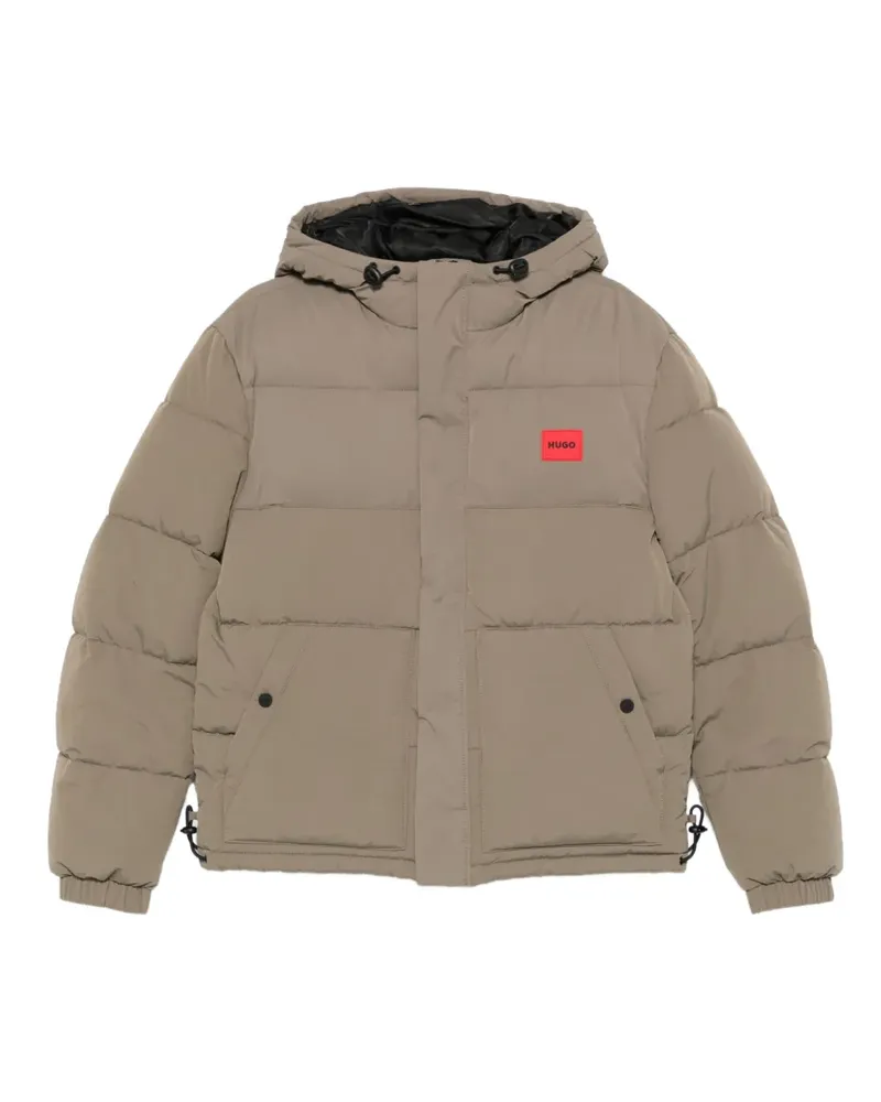HUGO BOSS Gefütterte Kapuzenjacke - Nude Nude