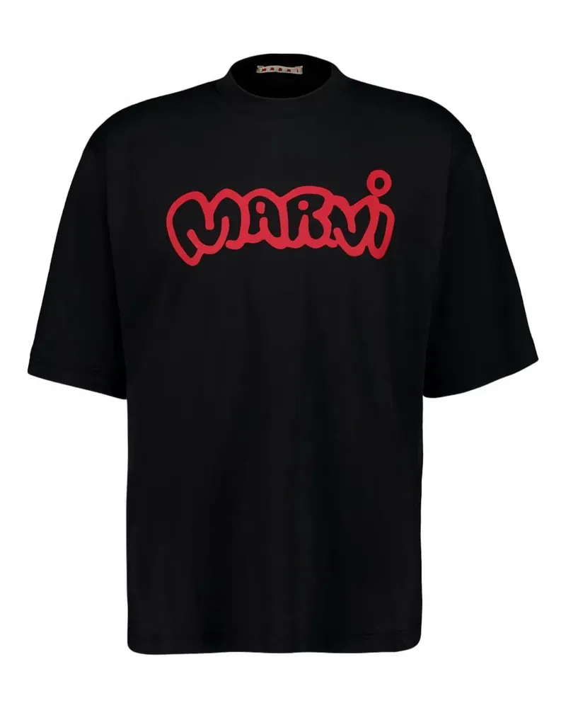 Marni short-sleeve cotton T-shirt - Schwarz Schwarz