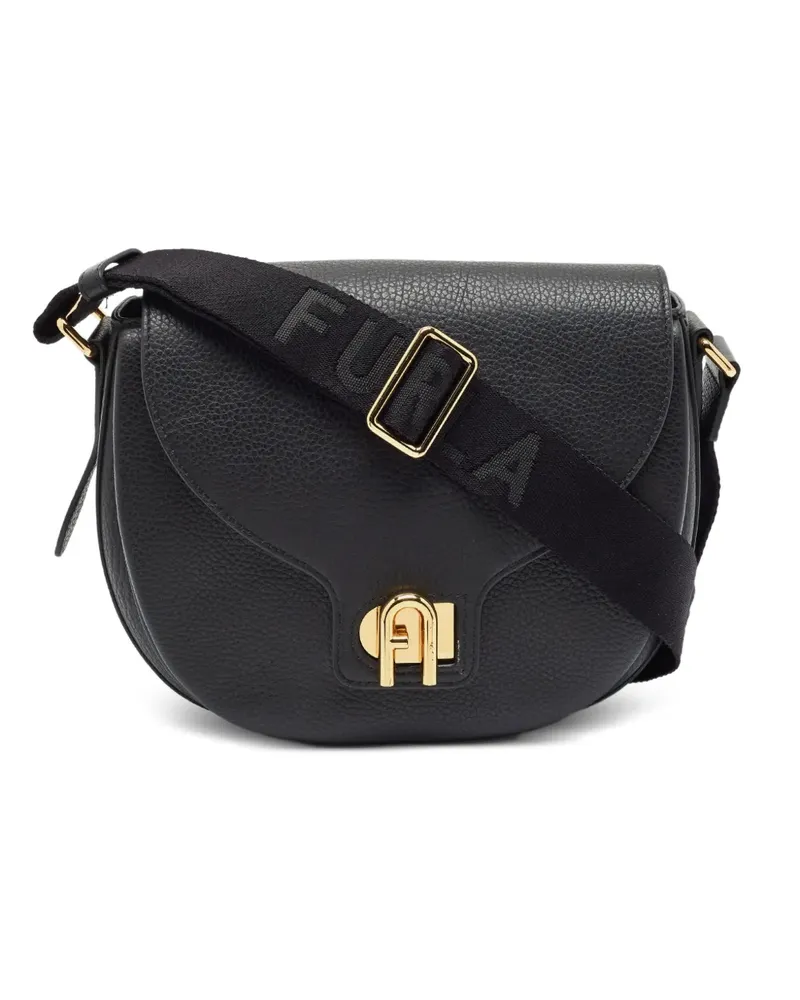 Furla Lotus Arch Umhängetasche - Schwarz Schwarz