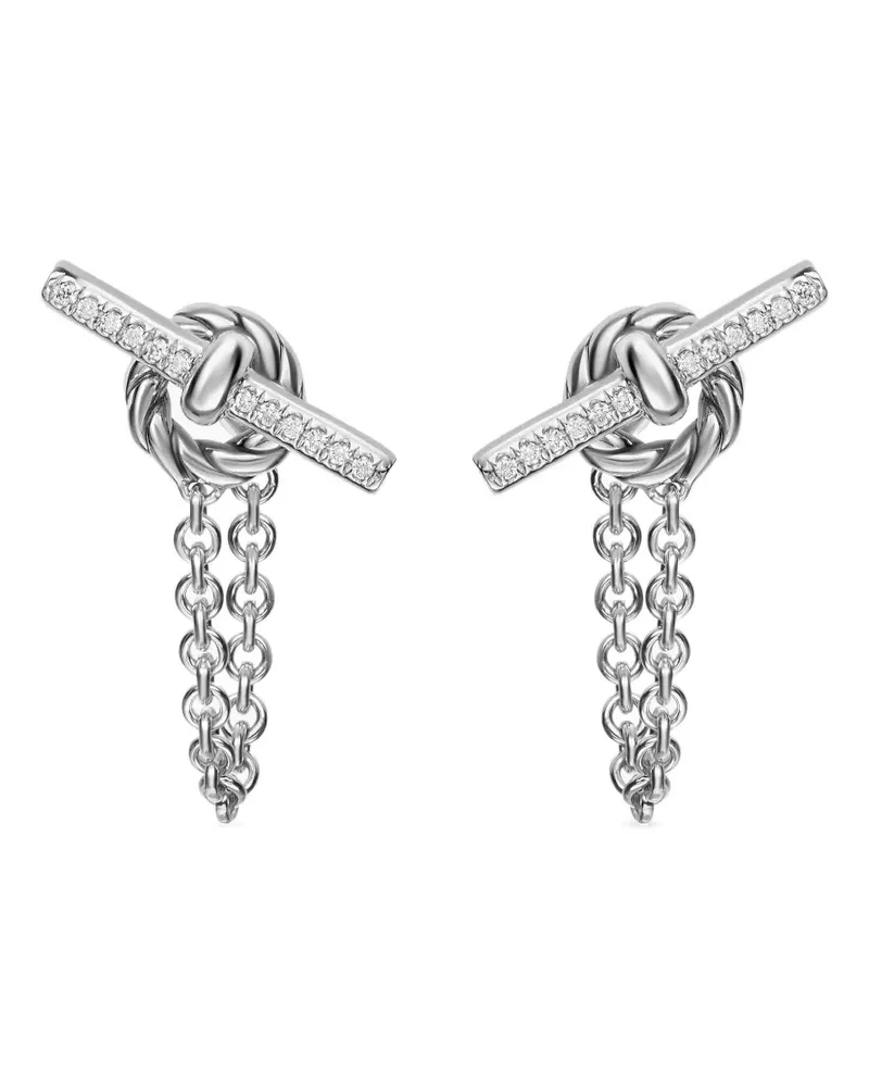 David Yurman DY Mercer® Ohrringe mit Diamanten - Silber Silber